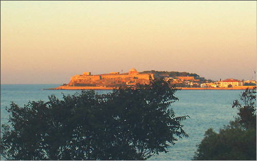 Rethymnon: Die Fortezza im Abendlicht